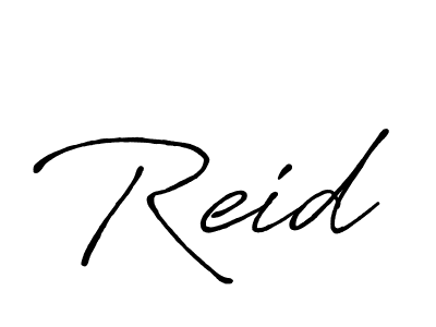 How to make Reid signature? Antro_Vectra_Bolder is a professional autograph style. Create handwritten signature for Reid name. Reid signature style 7 images and pictures png