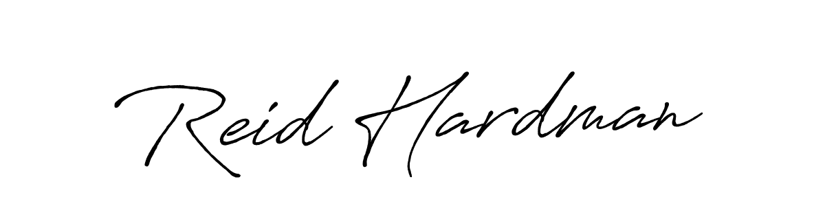 You should practise on your own different ways (Antro_Vectra_Bolder) to write your name (Reid Hardman) in signature. don't let someone else do it for you. Reid Hardman signature style 7 images and pictures png