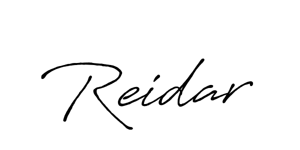 Also we have Reidar name is the best signature style. Create professional handwritten signature collection using Antro_Vectra_Bolder autograph style. Reidar signature style 7 images and pictures png