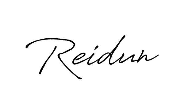 Also we have Reidun name is the best signature style. Create professional handwritten signature collection using Antro_Vectra_Bolder autograph style. Reidun signature style 7 images and pictures png