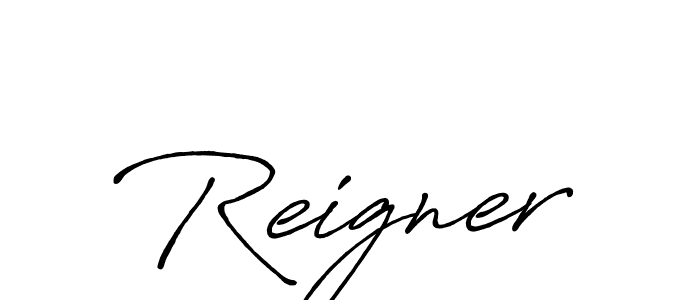 Once you've used our free online signature maker to create your best signature Antro_Vectra_Bolder style, it's time to enjoy all of the benefits that Reigner name signing documents. Reigner signature style 7 images and pictures png