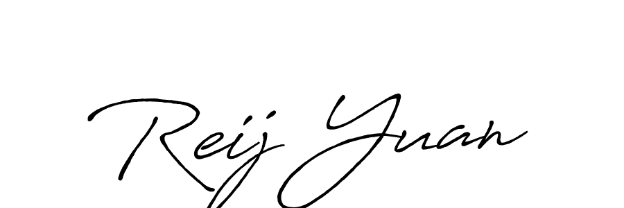 Use a signature maker to create a handwritten signature online. With this signature software, you can design (Antro_Vectra_Bolder) your own signature for name Reij Yuan. Reij Yuan signature style 7 images and pictures png
