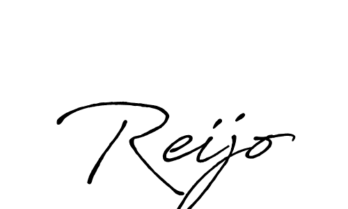 Once you've used our free online signature maker to create your best signature Antro_Vectra_Bolder style, it's time to enjoy all of the benefits that Reijo name signing documents. Reijo signature style 7 images and pictures png
