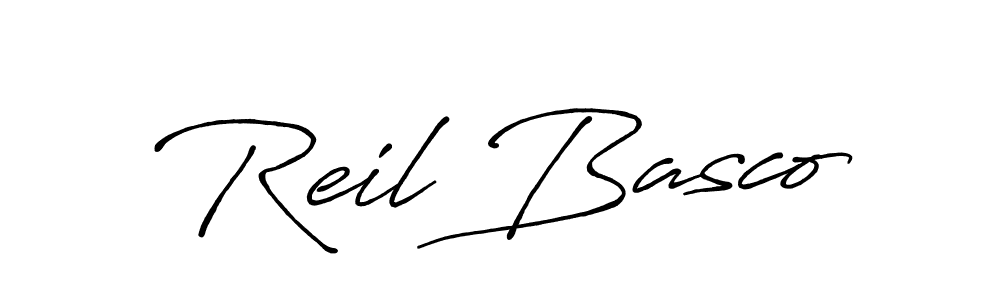 The best way (Antro_Vectra_Bolder) to make a short signature is to pick only two or three words in your name. The name Reil Basco include a total of six letters. For converting this name. Reil Basco signature style 7 images and pictures png