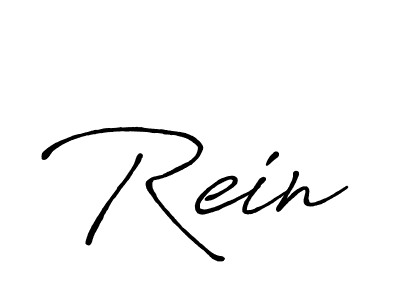 Design your own signature with our free online signature maker. With this signature software, you can create a handwritten (Antro_Vectra_Bolder) signature for name Rein. Rein signature style 7 images and pictures png