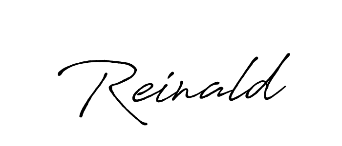 Design your own signature with our free online signature maker. With this signature software, you can create a handwritten (Antro_Vectra_Bolder) signature for name Reinald. Reinald signature style 7 images and pictures png