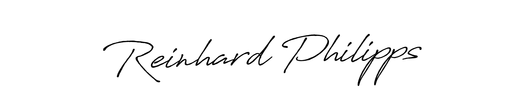 Reinhard Philipps stylish signature style. Best Handwritten Sign (Antro_Vectra_Bolder) for my name. Handwritten Signature Collection Ideas for my name Reinhard Philipps. Reinhard Philipps signature style 7 images and pictures png