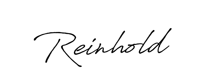 Make a beautiful signature design for name Reinhold. With this signature (Antro_Vectra_Bolder) style, you can create a handwritten signature for free. Reinhold signature style 7 images and pictures png