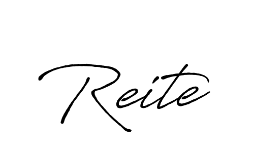 Use a signature maker to create a handwritten signature online. With this signature software, you can design (Antro_Vectra_Bolder) your own signature for name Reite. Reite signature style 7 images and pictures png