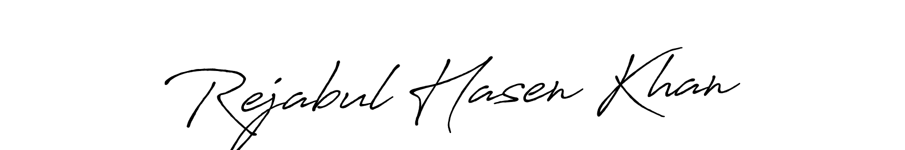 You can use this online signature creator to create a handwritten signature for the name Rejabul Hasen Khan. This is the best online autograph maker. Rejabul Hasen Khan signature style 7 images and pictures png