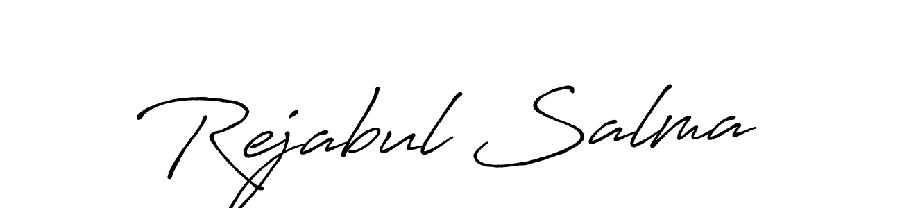 Make a beautiful signature design for name Rejabul Salma. Use this online signature maker to create a handwritten signature for free. Rejabul Salma signature style 7 images and pictures png