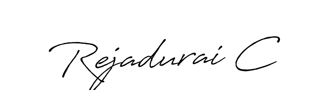 Rejadurai C stylish signature style. Best Handwritten Sign (Antro_Vectra_Bolder) for my name. Handwritten Signature Collection Ideas for my name Rejadurai C. Rejadurai C signature style 7 images and pictures png