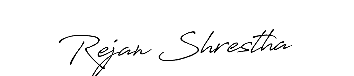 How to Draw Rejan Shrestha signature style? Antro_Vectra_Bolder is a latest design signature styles for name Rejan Shrestha. Rejan Shrestha signature style 7 images and pictures png