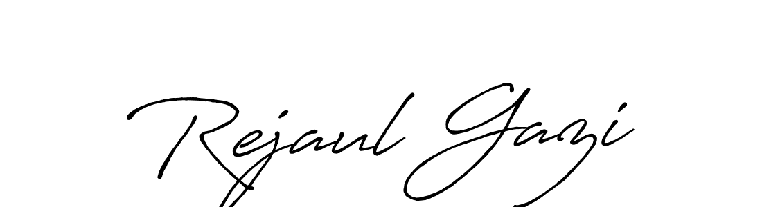 How to make Rejaul Gazi signature? Antro_Vectra_Bolder is a professional autograph style. Create handwritten signature for Rejaul Gazi name. Rejaul Gazi signature style 7 images and pictures png