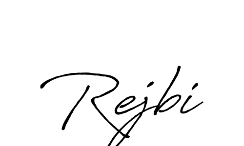 Design your own signature with our free online signature maker. With this signature software, you can create a handwritten (Antro_Vectra_Bolder) signature for name Rejbi. Rejbi signature style 7 images and pictures png