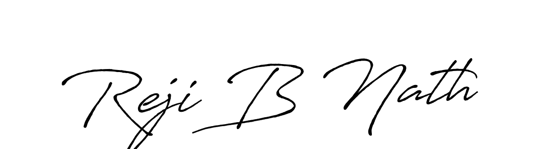 Also You can easily find your signature by using the search form. We will create Reji B Nath name handwritten signature images for you free of cost using Antro_Vectra_Bolder sign style. Reji B Nath signature style 7 images and pictures png