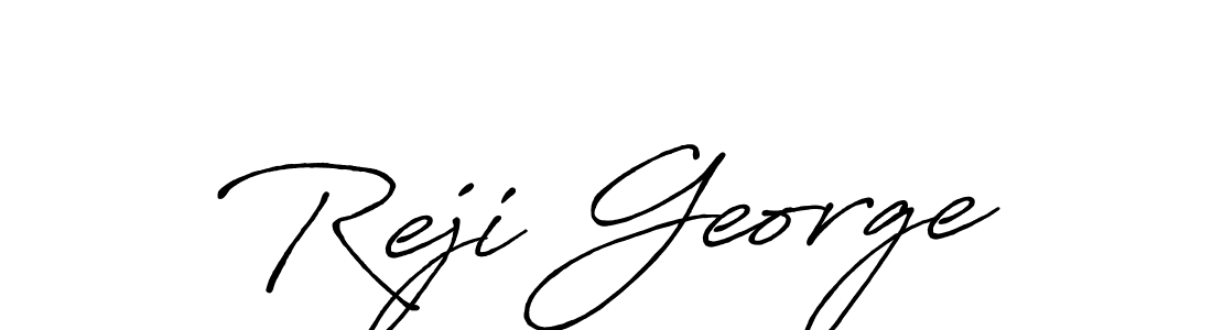You should practise on your own different ways (Antro_Vectra_Bolder) to write your name (Reji George) in signature. don't let someone else do it for you. Reji George signature style 7 images and pictures png