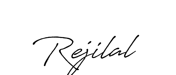 You should practise on your own different ways (Antro_Vectra_Bolder) to write your name (Rejilal) in signature. don't let someone else do it for you. Rejilal signature style 7 images and pictures png