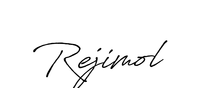 Once you've used our free online signature maker to create your best signature Antro_Vectra_Bolder style, it's time to enjoy all of the benefits that Rejimol name signing documents. Rejimol signature style 7 images and pictures png