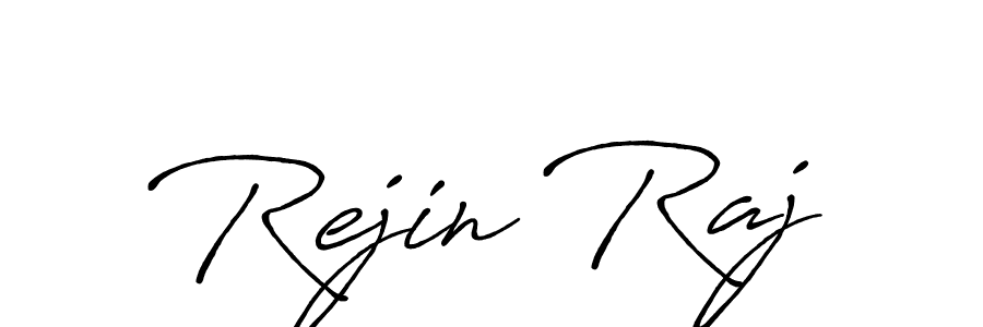 Design your own signature with our free online signature maker. With this signature software, you can create a handwritten (Antro_Vectra_Bolder) signature for name Rejin Raj. Rejin Raj signature style 7 images and pictures png