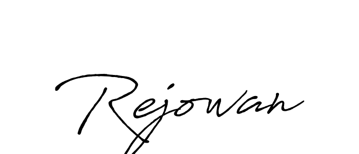 Antro_Vectra_Bolder is a professional signature style that is perfect for those who want to add a touch of class to their signature. It is also a great choice for those who want to make their signature more unique. Get Rejowan name to fancy signature for free. Rejowan signature style 7 images and pictures png
