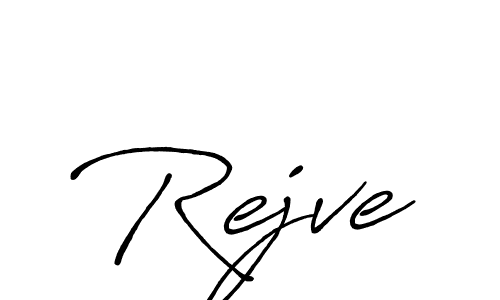Make a beautiful signature design for name Rejve. With this signature (Antro_Vectra_Bolder) style, you can create a handwritten signature for free. Rejve signature style 7 images and pictures png