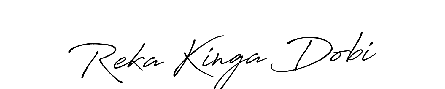 Make a beautiful signature design for name Reka Kinga Dobi. Use this online signature maker to create a handwritten signature for free. Reka Kinga Dobi signature style 7 images and pictures png