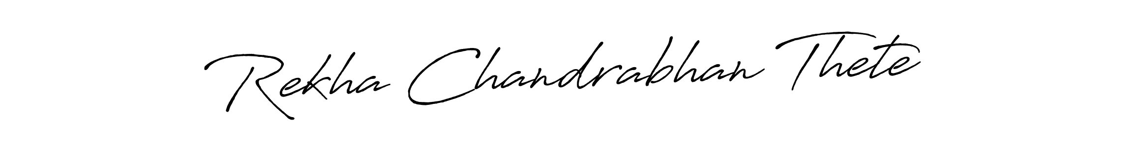 Make a short Rekha Chandrabhan Thete signature style. Manage your documents anywhere anytime using Antro_Vectra_Bolder. Create and add eSignatures, submit forms, share and send files easily. Rekha Chandrabhan Thete signature style 7 images and pictures png