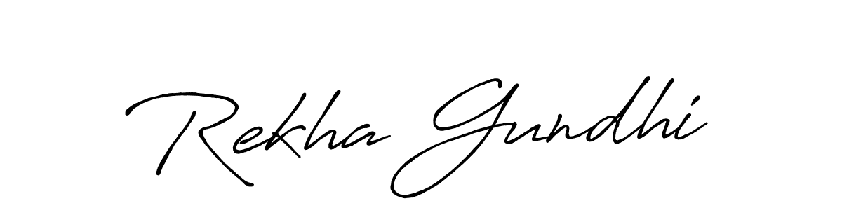 Make a short Rekha Gundhi signature style. Manage your documents anywhere anytime using Antro_Vectra_Bolder. Create and add eSignatures, submit forms, share and send files easily. Rekha Gundhi signature style 7 images and pictures png