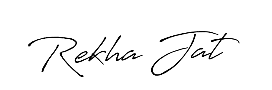 You should practise on your own different ways (Antro_Vectra_Bolder) to write your name (Rekha Jat) in signature. don't let someone else do it for you. Rekha Jat signature style 7 images and pictures png