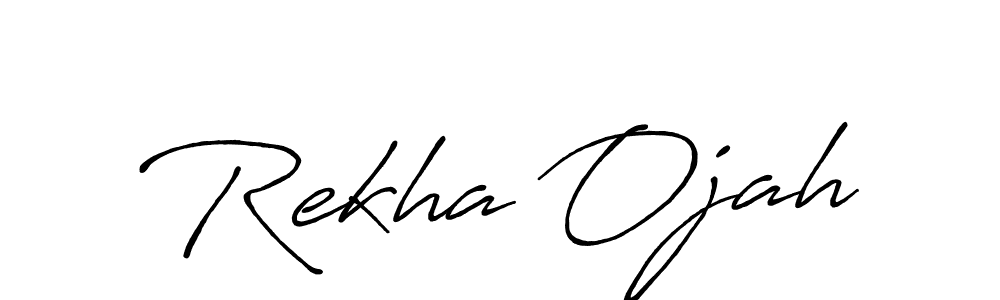 Here are the top 10 professional signature styles for the name Rekha Ojah. These are the best autograph styles you can use for your name. Rekha Ojah signature style 7 images and pictures png