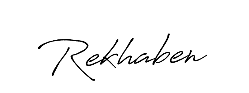 The best way (Antro_Vectra_Bolder) to make a short signature is to pick only two or three words in your name. The name Rekhaben include a total of six letters. For converting this name. Rekhaben signature style 7 images and pictures png