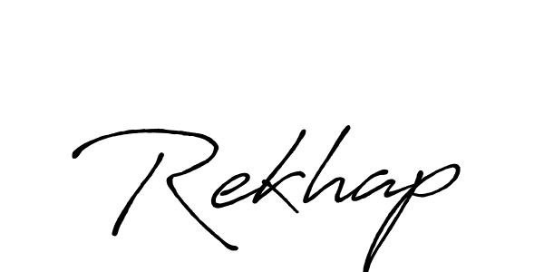You can use this online signature creator to create a handwritten signature for the name Rekhap. This is the best online autograph maker. Rekhap signature style 7 images and pictures png