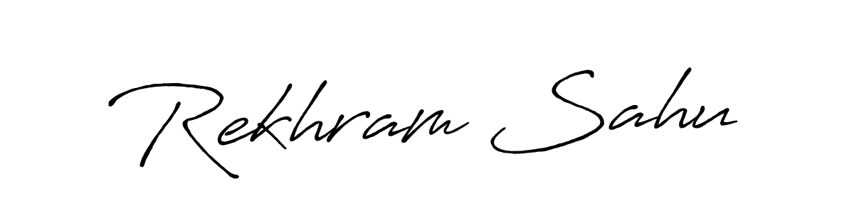 This is the best signature style for the Rekhram Sahu name. Also you like these signature font (Antro_Vectra_Bolder). Mix name signature. Rekhram Sahu signature style 7 images and pictures png