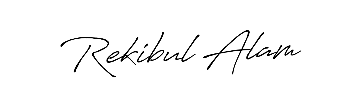 Make a beautiful signature design for name Rekibul Alam. Use this online signature maker to create a handwritten signature for free. Rekibul Alam signature style 7 images and pictures png