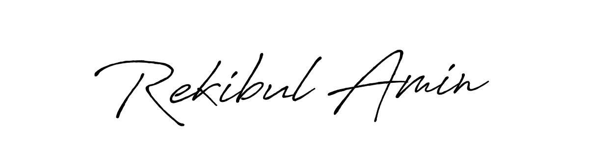 Similarly Antro_Vectra_Bolder is the best handwritten signature design. Signature creator online .You can use it as an online autograph creator for name Rekibul Amin. Rekibul Amin signature style 7 images and pictures png