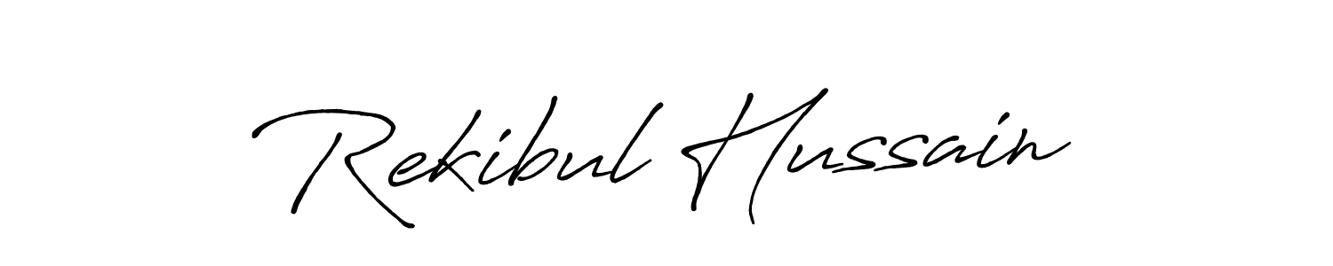 if you are searching for the best signature style for your name Rekibul Hussain. so please give up your signature search. here we have designed multiple signature styles  using Antro_Vectra_Bolder. Rekibul Hussain signature style 7 images and pictures png