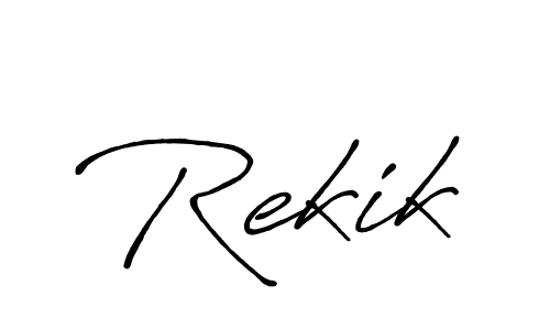 Make a short Rekik signature style. Manage your documents anywhere anytime using Antro_Vectra_Bolder. Create and add eSignatures, submit forms, share and send files easily. Rekik signature style 7 images and pictures png