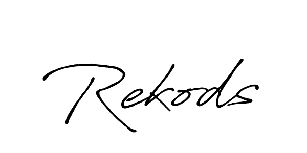 Best and Professional Signature Style for Rekods. Antro_Vectra_Bolder Best Signature Style Collection. Rekods signature style 7 images and pictures png
