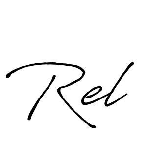 See photos of Rel official signature by Spectra . Check more albums & portfolios. Read reviews & check more about Antro_Vectra_Bolder font. Rel signature style 7 images and pictures png