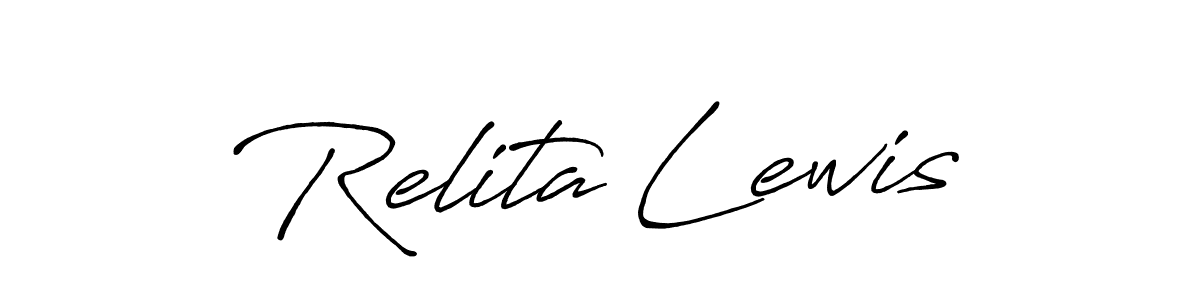 How to Draw Relita Lewis signature style? Antro_Vectra_Bolder is a latest design signature styles for name Relita Lewis. Relita Lewis signature style 7 images and pictures png