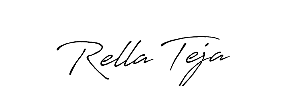 Make a beautiful signature design for name Rella Teja. Use this online signature maker to create a handwritten signature for free. Rella Teja signature style 7 images and pictures png