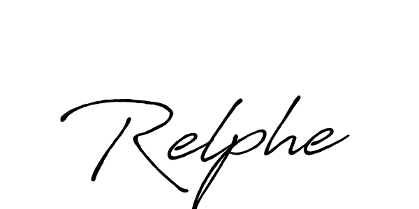 You should practise on your own different ways (Antro_Vectra_Bolder) to write your name (Relphe) in signature. don't let someone else do it for you. Relphe signature style 7 images and pictures png