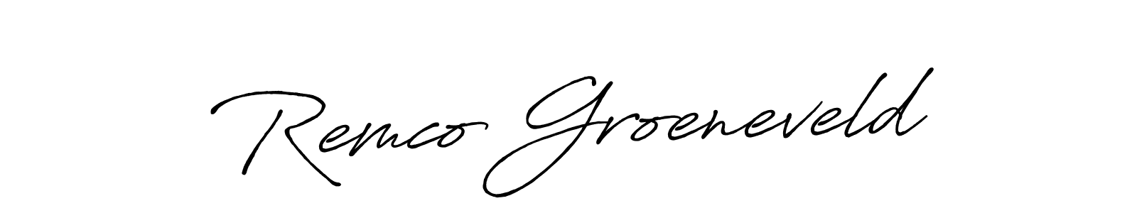 It looks lik you need a new signature style for name Remco Groeneveld. Design unique handwritten (Antro_Vectra_Bolder) signature with our free signature maker in just a few clicks. Remco Groeneveld signature style 7 images and pictures png