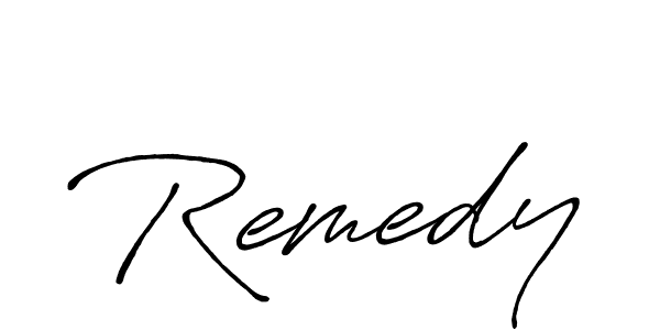 Also You can easily find your signature by using the search form. We will create Remedy name handwritten signature images for you free of cost using Antro_Vectra_Bolder sign style. Remedy signature style 7 images and pictures png