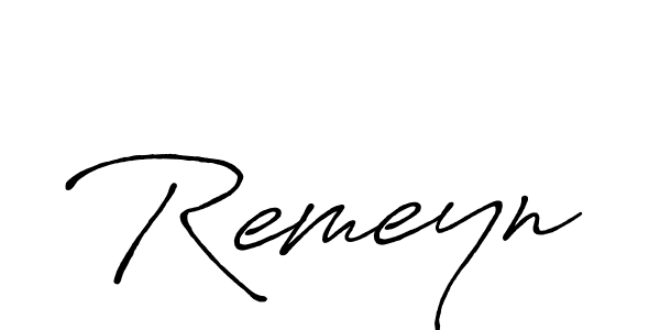 Use a signature maker to create a handwritten signature online. With this signature software, you can design (Antro_Vectra_Bolder) your own signature for name Remeyn. Remeyn signature style 7 images and pictures png