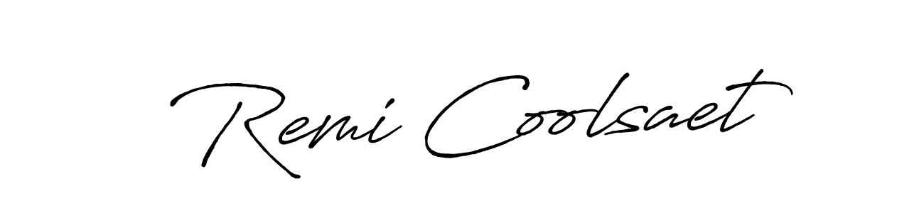 How to Draw Remi Coolsaet signature style? Antro_Vectra_Bolder is a latest design signature styles for name Remi Coolsaet. Remi Coolsaet signature style 7 images and pictures png