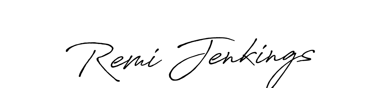 Best and Professional Signature Style for Remi Jenkings. Antro_Vectra_Bolder Best Signature Style Collection. Remi Jenkings signature style 7 images and pictures png