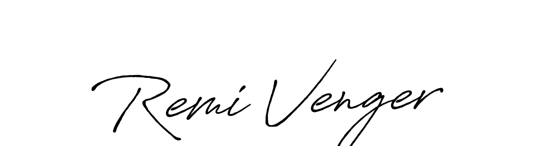Make a beautiful signature design for name Remi Venger. Use this online signature maker to create a handwritten signature for free. Remi Venger signature style 7 images and pictures png