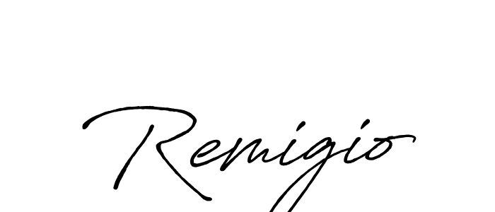 Antro_Vectra_Bolder is a professional signature style that is perfect for those who want to add a touch of class to their signature. It is also a great choice for those who want to make their signature more unique. Get Remigio name to fancy signature for free. Remigio signature style 7 images and pictures png